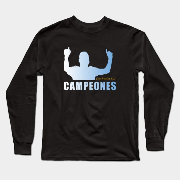 Campeones- Copa Mundial 2022 Long Sleeve T-Shirt by NickiPostsStuff